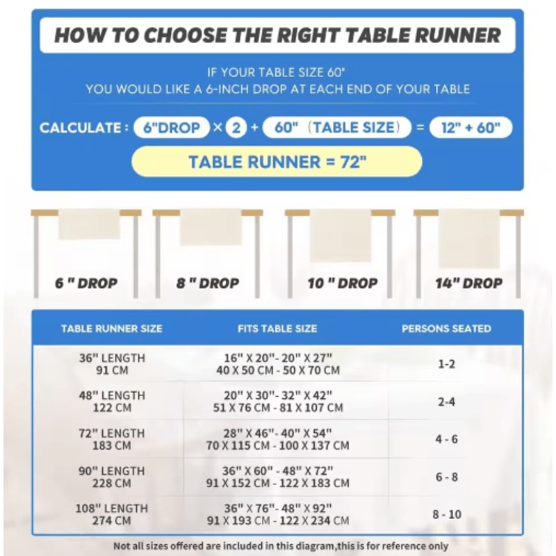 Festive Christmas Table Runner Linen Plaid Snowflake Holiday Dining Decor 2