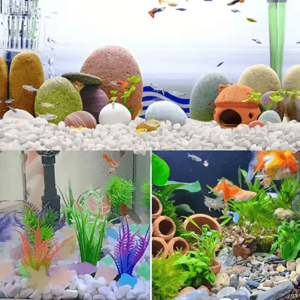 450g Crystal Pebbles For Plants Polished Decorative Stones For Aquarium Home 5