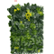 Floral Artificial Grass Wall Panel Greenery Privacy Hedge Backdrop 1