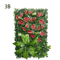 Floral Artificial Grass Wall Panel Greenery Privacy Hedge Backdrop 6