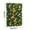 Floral Artificial Grass Wall Panel Greenery Privacy Hedge Backdrop 7