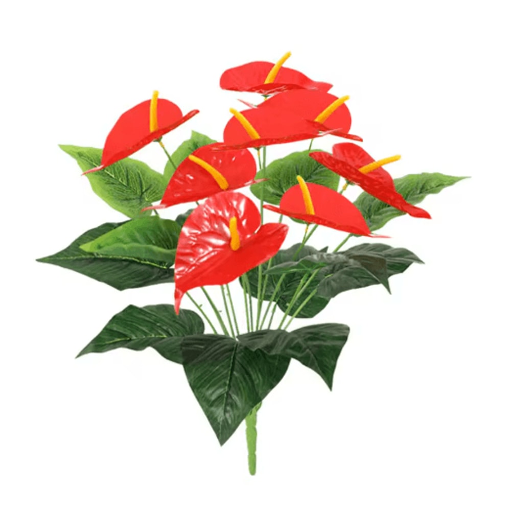 53cm Artificial Monstera Leaves Large Tropical Palm Fronds Decor 1