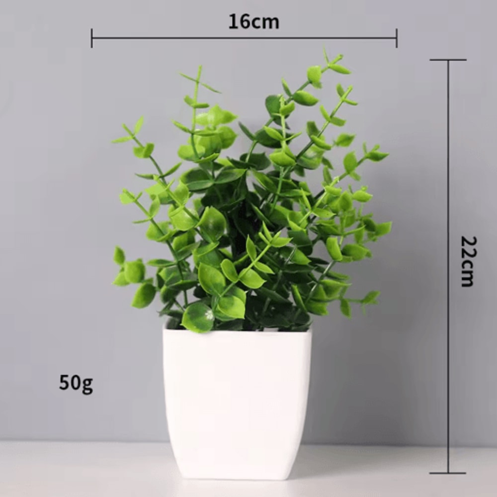Energetic Artificial Bonsai Centerpiece Vivid NonFading Tabletop Plant Decor 3