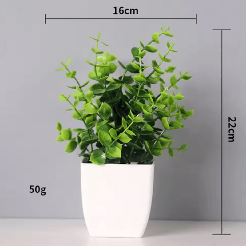 Energetic Artificial Bonsai Centerpiece Vivid NonFading Tabletop Plant Decor 3