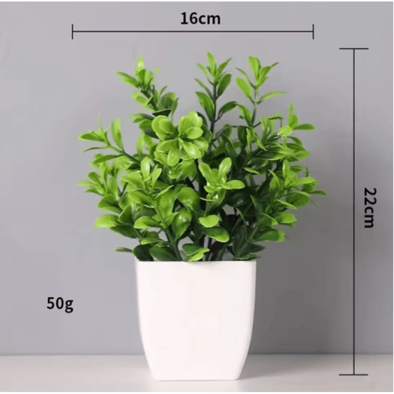 Energetic Artificial Bonsai Centerpiece Vivid NonFading Tabletop Plant Decor 4