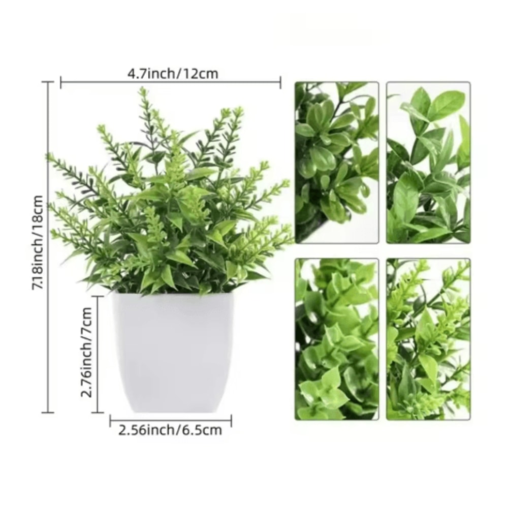 Energetic Artificial Bonsai Centerpiece Vivid NonFading Tabletop Plant Decor 8