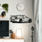 R Model Metal Car Wall Art Automotive Wall Decor For Home Office 0