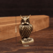 Handmade Brass Owl Figurine Decor Boho Luxury Desk Ornament 1