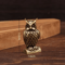 Handmade Brass Owl Figurine Decor Boho Luxury Desk Ornament 2