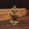 Handmade Brass Owl Figurine Decor Boho Luxury Desk Ornament 6