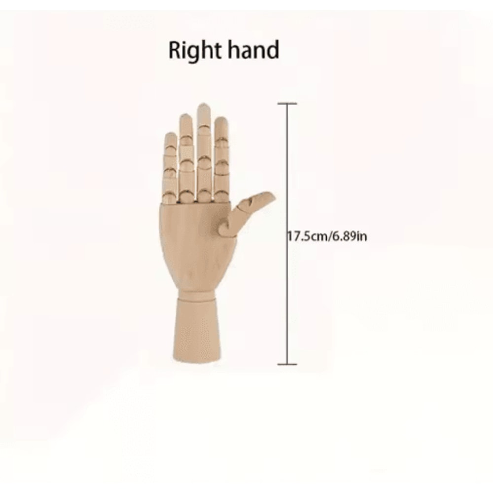 Poseable Wooden Artist Mannequin Adjustable Drawing Reference Figure 2