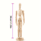 Poseable Wooden Artist Mannequin Adjustable Drawing Reference Figure 3