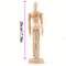 Poseable Wooden Artist Mannequin Adjustable Drawing Reference Figure 4