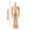 Poseable Wooden Artist Mannequin Adjustable Drawing Reference Figure 5