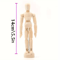 Poseable Wooden Artist Mannequin Adjustable Drawing Reference Figure 6