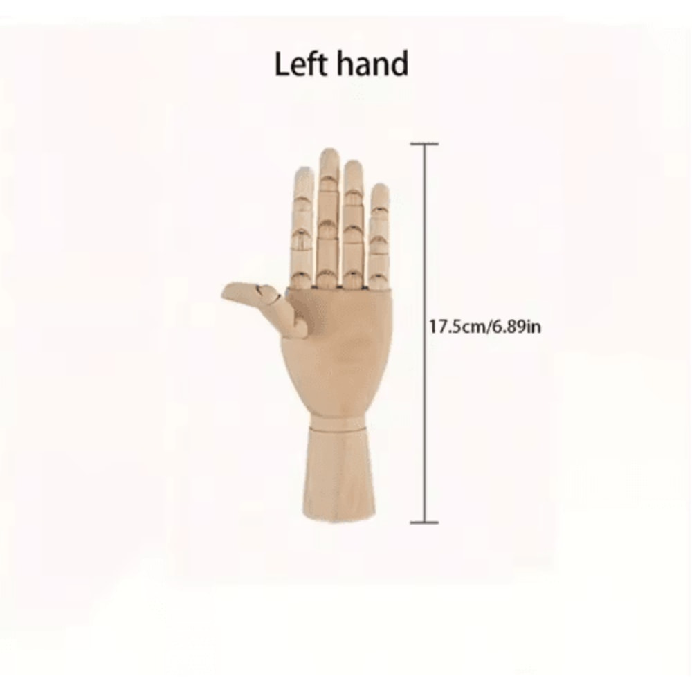 Poseable Wooden Artist Mannequin Adjustable Drawing Reference Figure 1