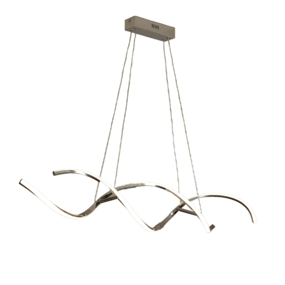 Modern LED Chandelier Minimalist Linear Pendant Light For Dining Living Spaces 4