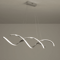 Modern LED Chandelier Minimalist Linear Pendant Light For Dining Living Spaces 5