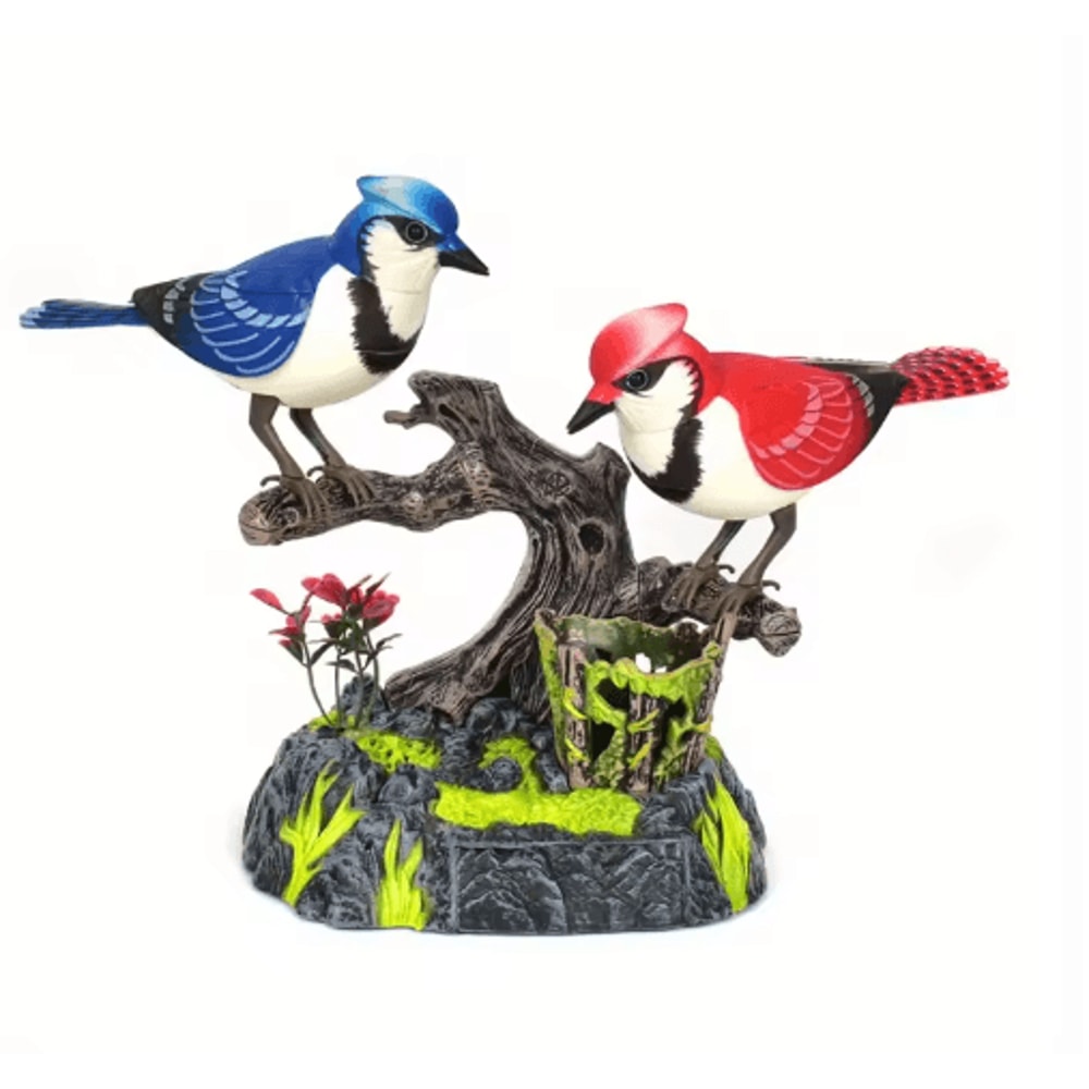 Vivid Acrylic Bird Ornament Colorful Desktop Decor Statue 1