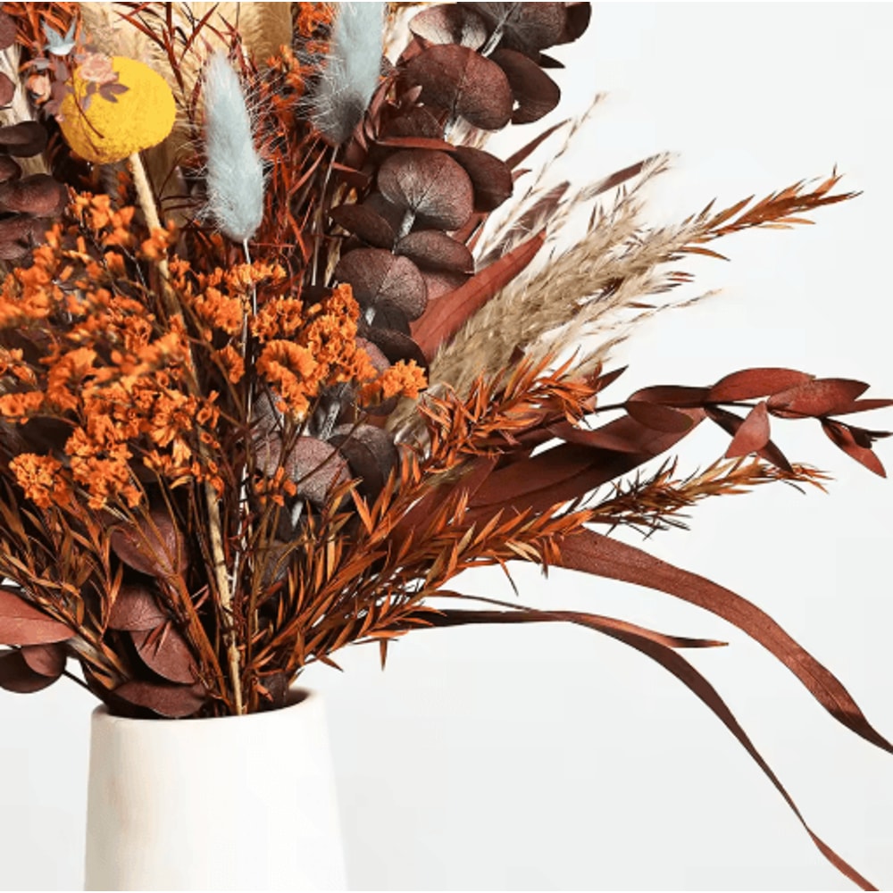 40Piece Preserved Eucalyptus Bouquet Pampas Grass Boho Floral Decor 7
