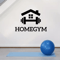 Creative Fitness Wall Sticker Barbell Gym Wall Decal Removable 4