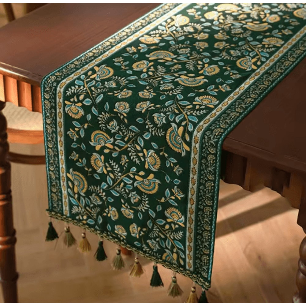 Farmhouse Lemon Table Runner Farmhouse Floral Kitchen Dining Table Decor 3