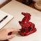 2026 Feng Shui Horse Figurine Red Success Wealth Desk Decor 0