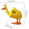 Funny Duck Statue Decor Quirky Resin Duck Desk Ornament 4