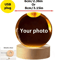 Personalized Custom Crystal Ball Night Light LED Photo Keepsake Lamp 7