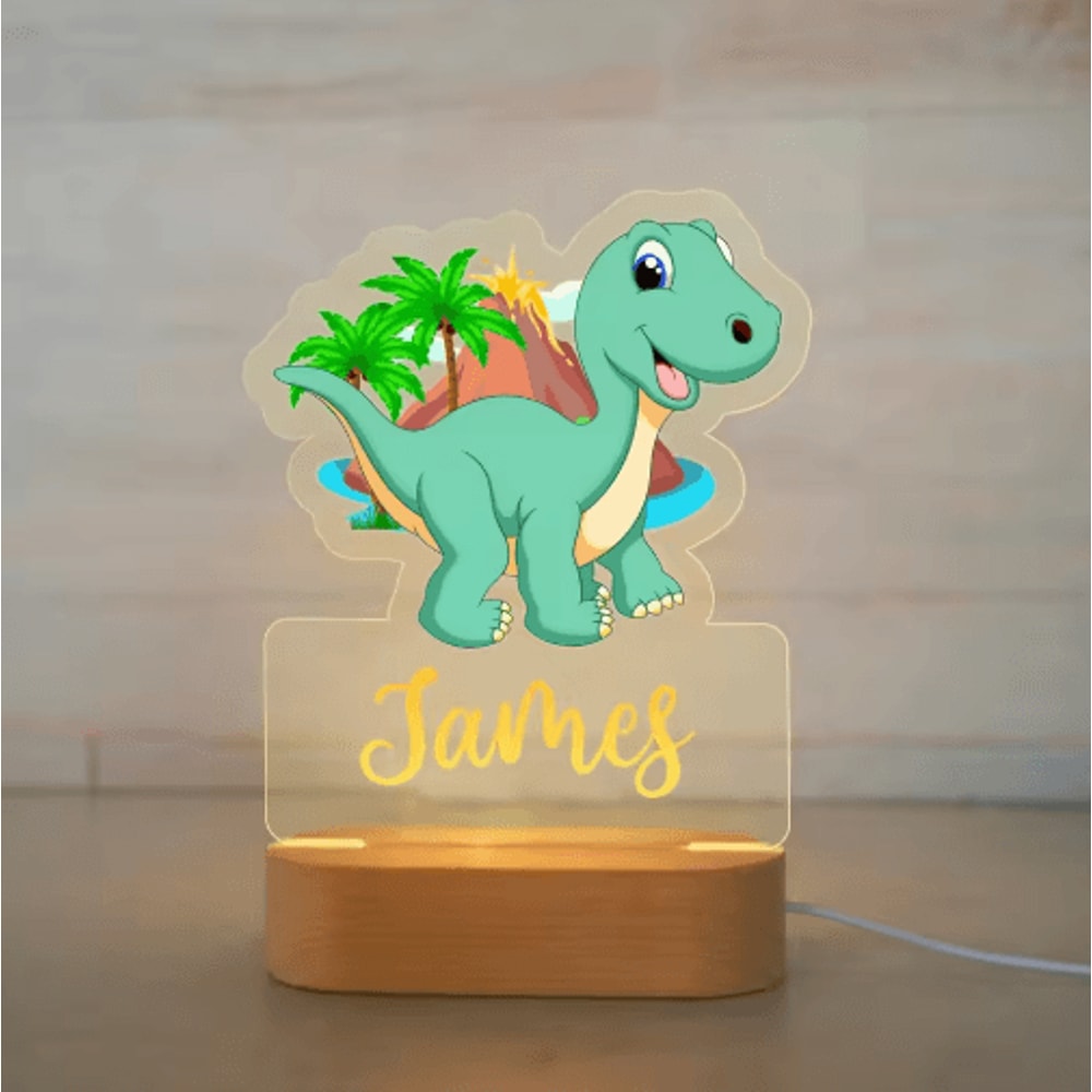 Personalized Custom Name Night Light Acrylic USB LED Lamp For Kids 23