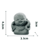 Cute Zen Monk Statues Serene Meditation Decor Mini Garden Figurines Set 1