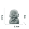 Cute Zen Monk Statues Serene Meditation Decor Mini Garden Figurines Set 5