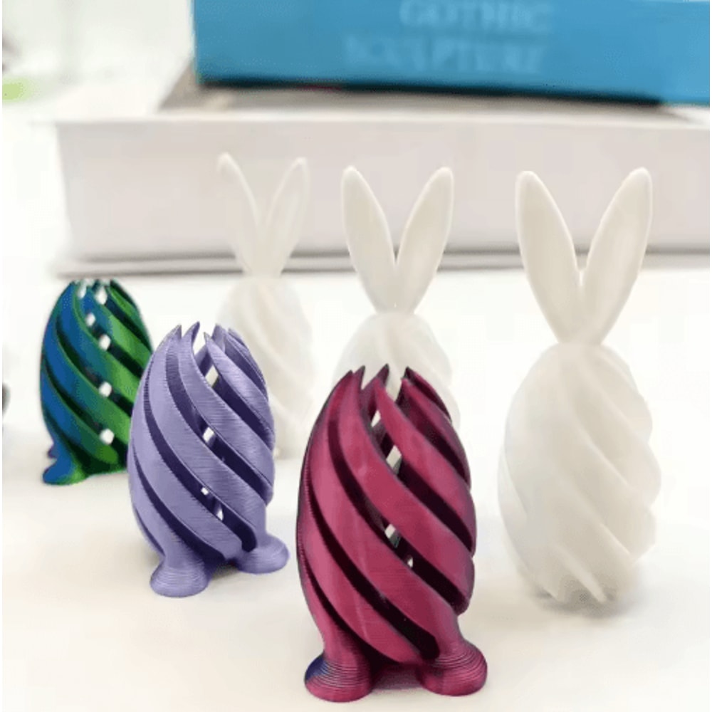 3D Printed Rotating Spiral Pyramid AntiStress Fidget Toy Sensory Desk Decor 0