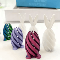 3d printed rotating spiral pyramid anti-stress fidget toy & sensory desk decor