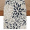 VIKAMA Elegant Linen Table Runner Floral Farmhouse Table Decoration For Stylish Dining 1