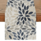 VIKAMA Elegant Linen Table Runner Floral Farmhouse Table Decoration For Stylish Dining 1