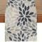 VIKAMA Elegant Linen Table Runner Floral Farmhouse Table Decoration For Stylish Dining 0
