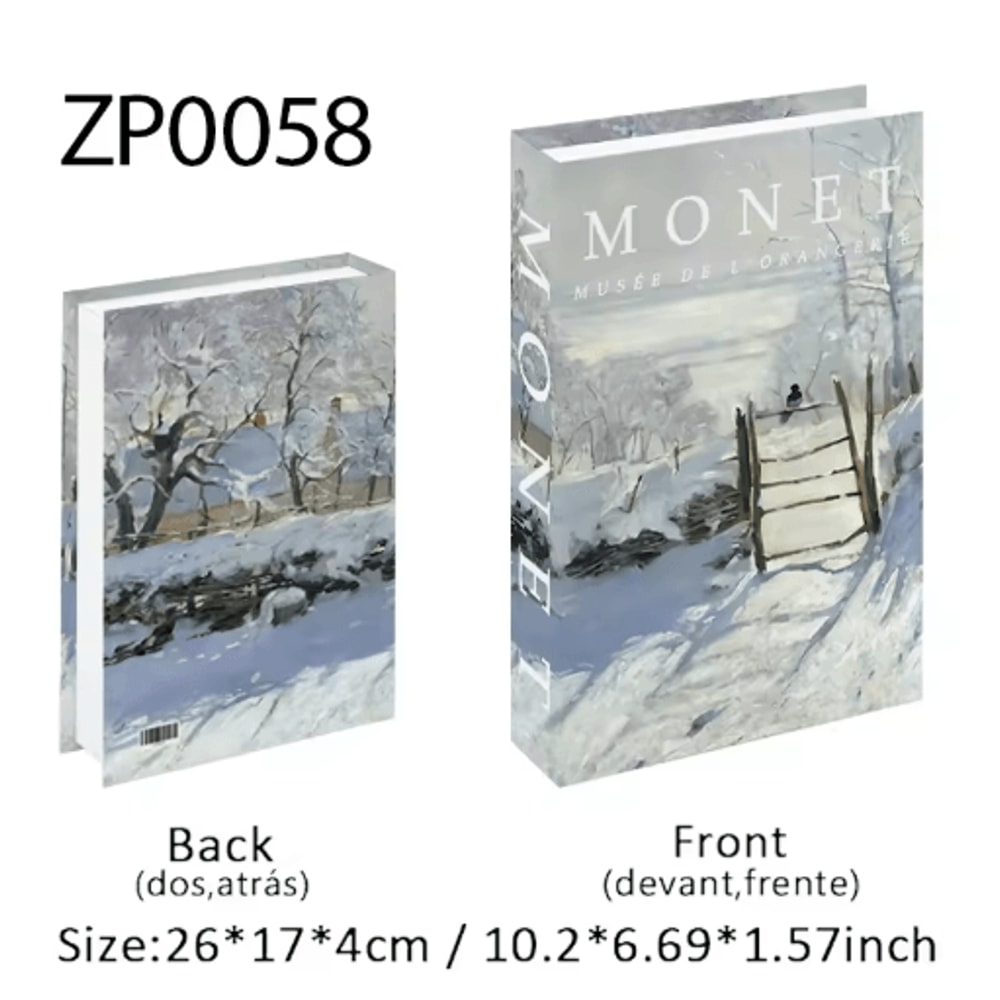 Luxury Decorative Book Storage Box Elegant Fake Book Decor With Hidden Storage 11