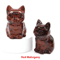 HandCarved Amethyst Cat Figurine Crystal Animal Statue For Chakra Healing Meditation Decor 6