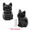 HandCarved Amethyst Cat Figurine Crystal Animal Statue For Chakra Healing Meditation Decor 11