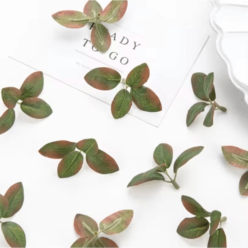 50PCS Artificial Silk Tea Rose Flowers Elegant Wedding Decoration DIY Floral Arrangement Set 5