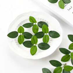 50pcs artificial silk tea rose flowers elegant wedding decoration & diy floral arrangement set