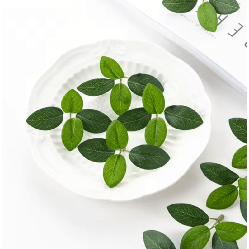 50PCS Artificial Silk Tea Rose Flowers Elegant Wedding Decoration DIY Floral Arrangement Set 0