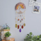 Natural Agate Dream Catcher Wall Hanging Crystal Moon Star Sun Boho Bedroom Decor 4