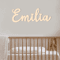 Personalized Wooden Name Sign Custom Baby Nursery Wall Decor For Kids Room 1