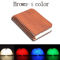 3D Folding LED Book Light RGB Wooden Night Lamp For Bedroom Desk Decor 2