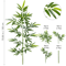 Tall Artificial Bamboo Plant Realistic Green Leaves For Home Office Decor 13