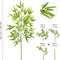 Tall Artificial Bamboo Plant Realistic Green Leaves For Home Office Decor 4