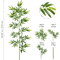 Tall Artificial Bamboo Plant Realistic Green Leaves For Home Office Decor 9
