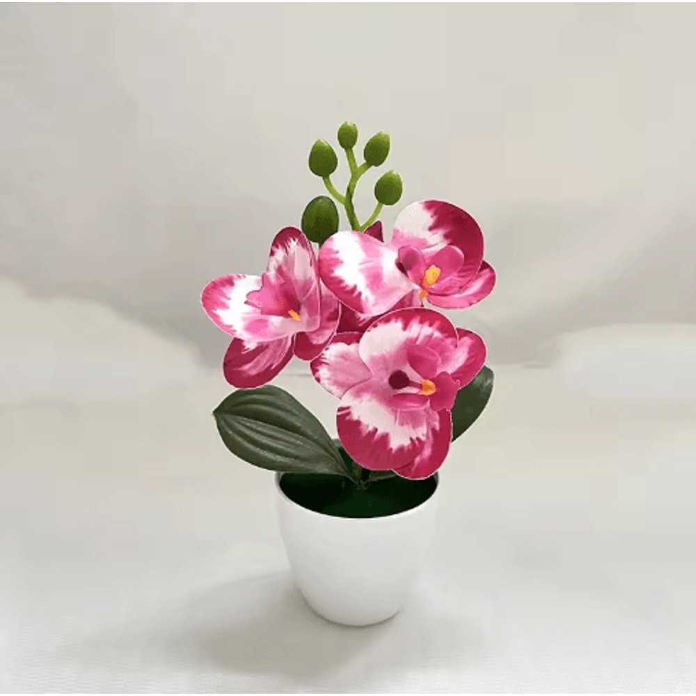 Mini Artificial Bonsai Plant With Pot Realistic Desktop Greenery For Home Decor 3